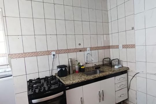 Cozinha de apartamento para alugar com 2 quartos, 47m² em Chácara São Francisco, Jundiaí