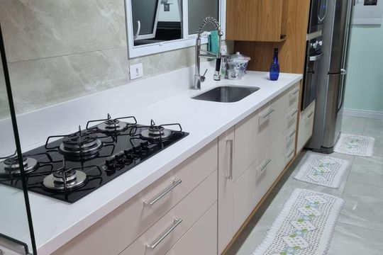 Cozinha de apartamento à venda com 2 quartos, 96m² em Vila Osasco, Osasco