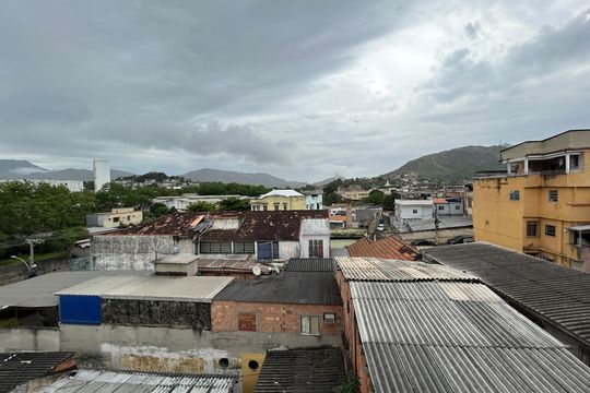 Vista da Sala de apartamento à venda com 2 quartos, 45m² em Cavalcanti, Rio de Janeiro