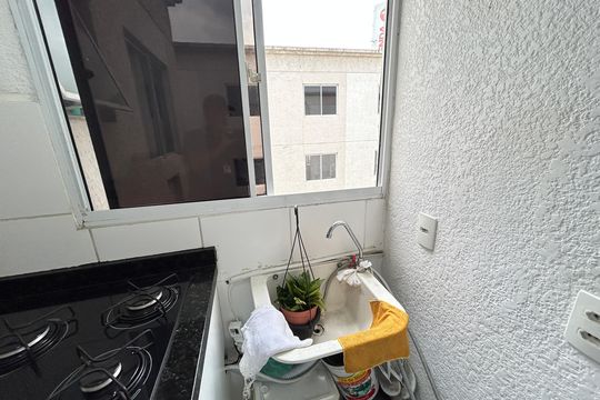Área de Serviço de apartamento à venda com 2 quartos, 45m² em Cavalcanti, Rio de Janeiro