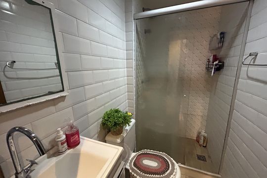 Banheiro Social de apartamento à venda com 3 quartos, 60m² em Cachambi, Rio de Janeiro