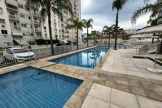 Área comum - Piscina de apartamento à venda com 3 quartos, 60m² em Cachambi, Rio de Janeiro
