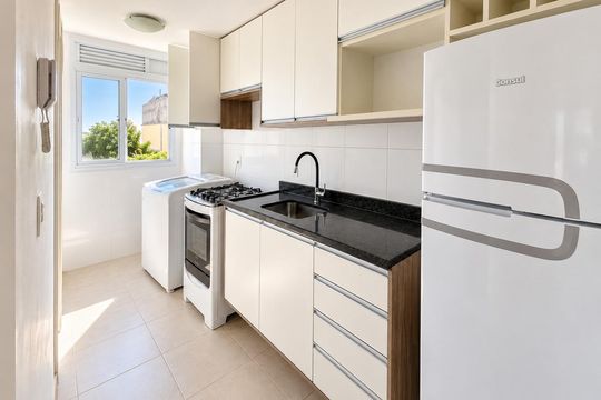 Cozinha/Área de serviço de apartamento para alugar com 3 quartos, 61m² em Sarandi, Porto Alegre