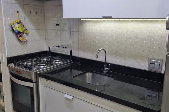 Cozinha de apartamento para alugar com 2 quartos, 62m² em Tatuapé, São Paulo