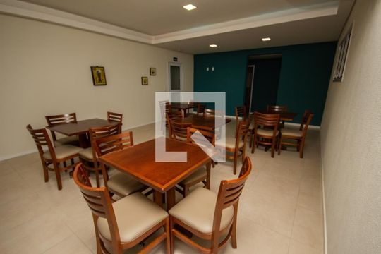 Área comum - Salão de festas de apartamento para alugar com 1 quarto, 58m² em Jardim Botânico, Ribeirão Preto