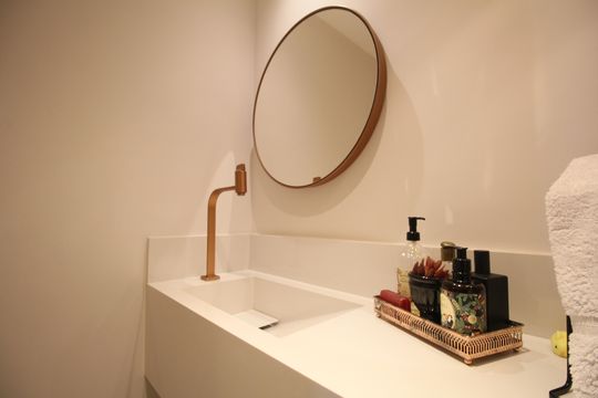 Lavabo de apartamento para alugar com 2 quartos, 92m² em Jardim Vazani, São Paulo