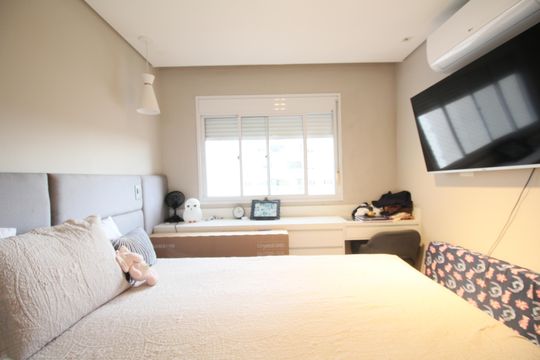 Suíte 1 de apartamento para alugar com 2 quartos, 92m² em Jardim Vazani, São Paulo