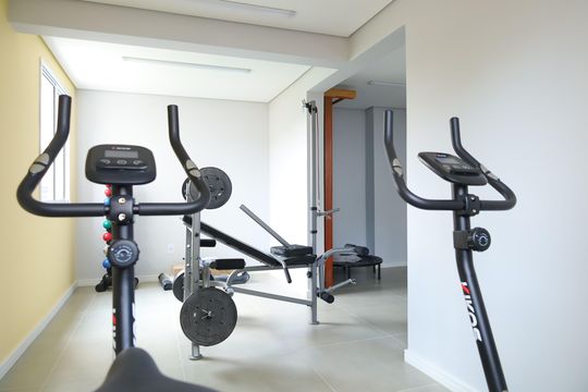 Área comum - Academia de apartamento para alugar com 2 quartos, 32m² em Chacara Santa Etelvina, São Paulo