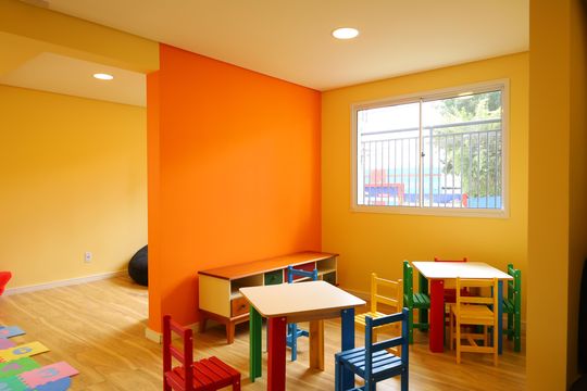 Área comum - Brinquedoteca de apartamento para alugar com 2 quartos, 32m² em Chacara Santa Etelvina, São Paulo