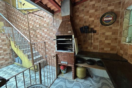 Área comum - Churrasqueira de casa à venda com 5 quartos, 138m² em Engenho Novo, Rio de Janeiro