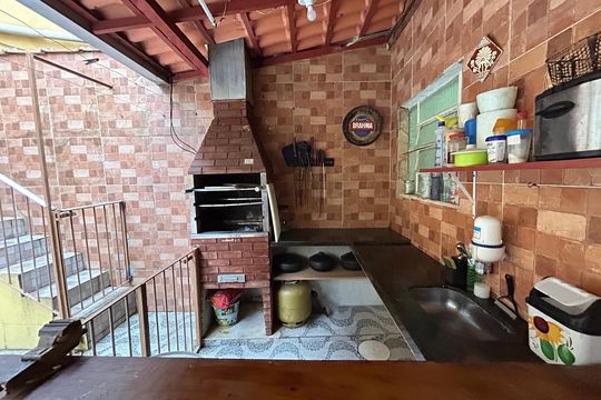 Área comum - Churrasqueira de casa à venda com 5 quartos, 138m² em Engenho Novo, Rio de Janeiro