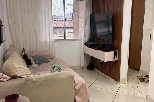 Sala de apartamento para alugar com 2 quartos, 47m² em Vila Urupês, Suzano