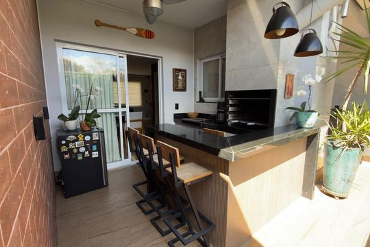 Área externa de casa de condomínio para alugar com 2 quartos, 136m² em Chácara Primavera, Campinas