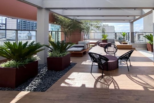 Área comum de kitnet/studio à venda com 1 quarto, 30m² em Liberdade, São Paulo