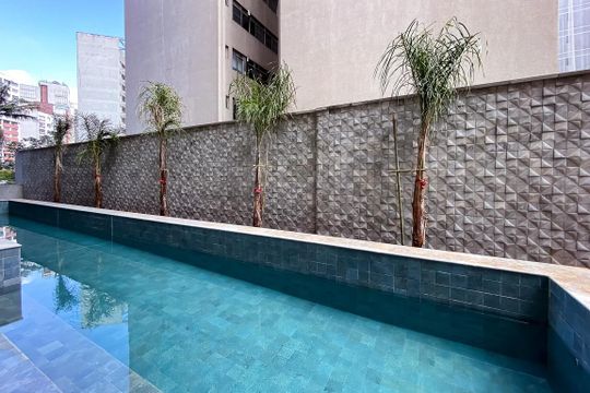 Área comum - Piscina de kitnet/studio à venda com 1 quarto, 30m² em Liberdade, São Paulo