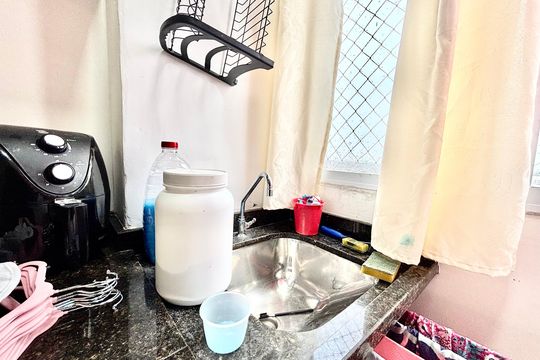 Cozinha - Armários de apartamento para alugar com 2 quartos, 41m² em Jardim Lourdes, Ferraz de Vasconcelos