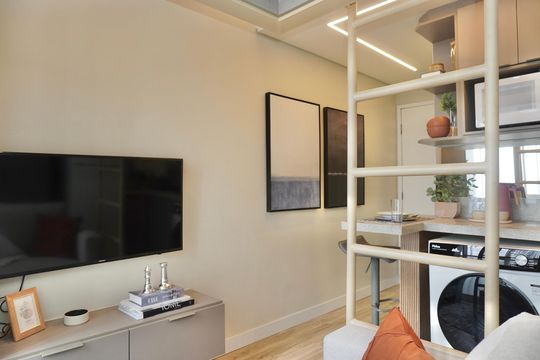 Sala de casa de condomínio à venda com 1 quarto, 18m² em Santo Agostinho, Belo Horizonte