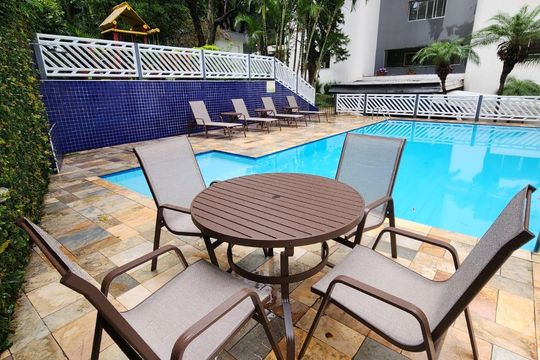 Área externa de apartamento à venda com 2 quartos, 105m² em Vila Andrade, São Paulo