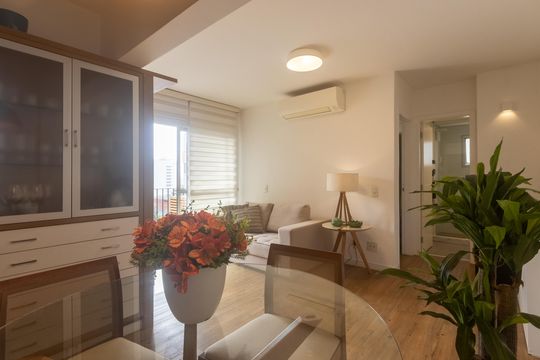 Sala de apartamento à venda com 1 quarto, 45m² em Itaim Bibi, São Paulo