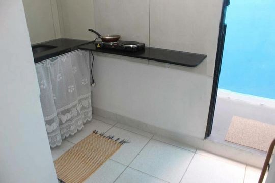 Cozinha de kitnet/studio para alugar com 1 quarto, 28m² em Jardim Santa Edwirges, Guarulhos