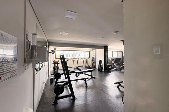 Área comum - Academia de apartamento para alugar com 2 quartos, 84m² em Vila Dirce, Mauá