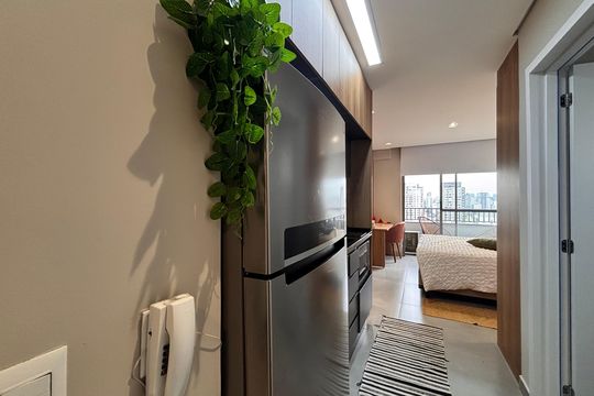 Studio de kitnet/studio para alugar com 1 quarto, 28m² em Vila Olímpia, São Paulo