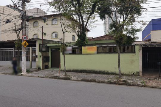 Fachada de casa à venda com 3 quartos, 148m² em Jardim Ocara, Santo André