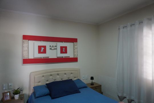 Quarto Suíte de casa à venda com 3 quartos, 360m² em Cidade Jardim I, Americana