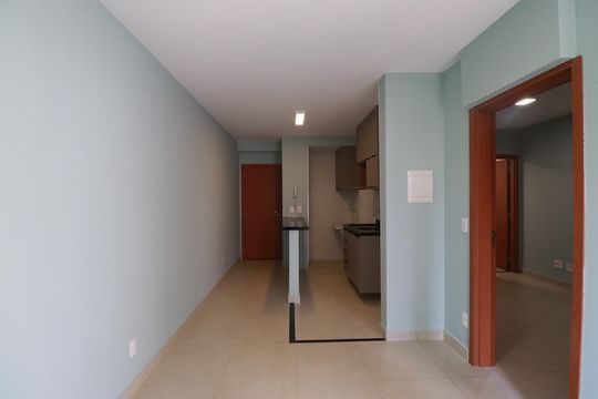 Sala de apartamento para alugar com 1 quarto, 40m² em Ribeirânia, Ribeirão Preto