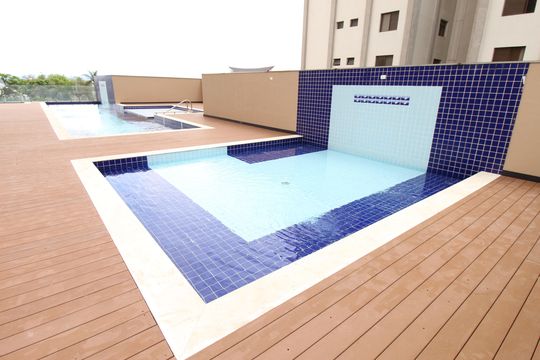 Área comum - Piscina de apartamento para alugar com 2 quartos, 76m² em Parque Residencial Aquarius, São José dos Campos