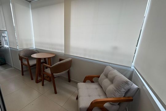 Varanda do studio de kitnet/studio à venda com 1 quarto, 31m² em Pinheiros, São Paulo
