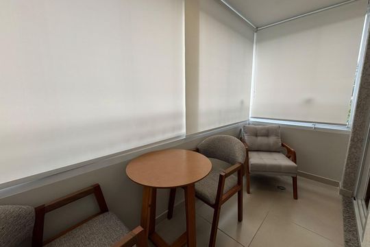 Varanda do studio de kitnet/studio à venda com 1 quarto, 31m² em Pinheiros, São Paulo