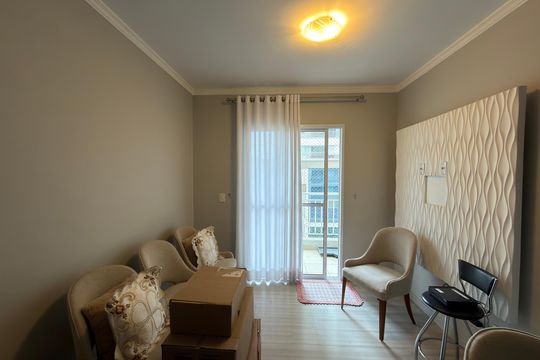 Sala  de apartamento à venda com 2 quartos, 71m² em Vila Vivaldi, São Bernardo do Campo