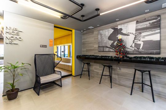 Hall de Entrada de kitnet/studio para alugar com 1 quarto, 12m² em Campos Elíseos, São Paulo