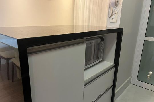 Cozinha de apartamento à venda com 2 quartos, 65m² em Bela Vista, São Paulo
