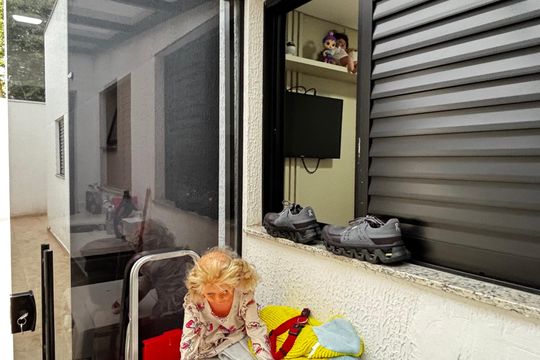 Área de Serviço de casa para alugar com 3 quartos, 124m² em Vila Bastos, Santo André