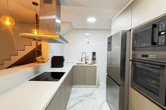 Cozinha de casa para alugar com 3 quartos, 124m² em Vila Bastos, Santo André