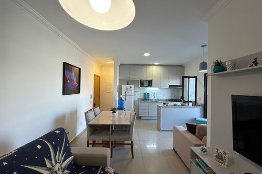 Sala de apartamento para alugar com 2 quartos, 55m² em Jardim Copacabana, São Bernardo do Campo