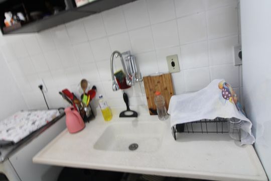 Cozinha de apartamento à venda com 2 quartos, 48m² em Conjunto Habitacional Padre Manoel da Nobrega, São Paulo