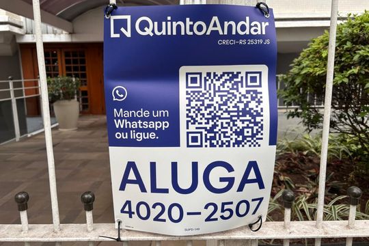 Placa de apartamento para alugar com 4 quartos, 159m² em Boa Vista, Porto Alegre