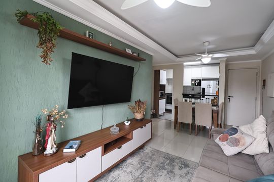 Sala de apartamento para alugar com 3 quartos, 80m² em Vila Príncipe de Gales, Santo André