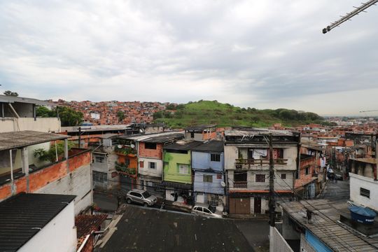 Vista de casa à venda com 2 quartos, 90m² em Cidade Júlia, Diadema