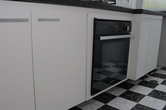 Cozinha de apartamento à venda com 2 quartos, 49m² em Vila Zefira, São Paulo