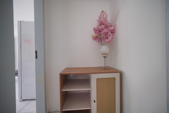 Detalhe saída do Quarto  de kitnet/studio para alugar com 1 quarto, 35m² em Capoeiras, Florianópolis
