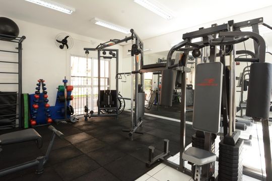 Área comum - Academia de apartamento para alugar com 2 quartos, 47m² em Vila Satúrnia, Campinas