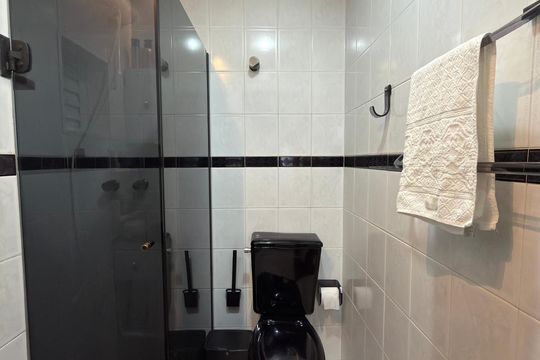 Banheiro Social de apartamento para alugar com 1 quarto, 36m² em Vila Jerusalem, São Bernardo do Campo
