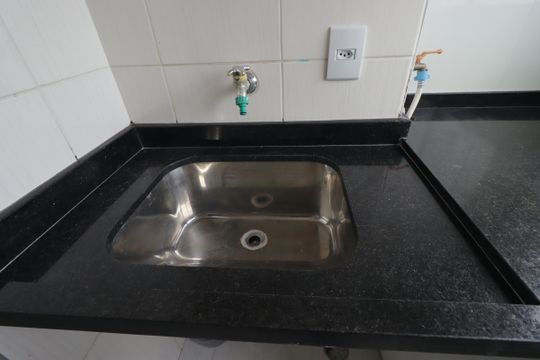 Área de Serviço - Tanque de apartamento à venda com 2 quartos, 54m² em Utinga, Santo André