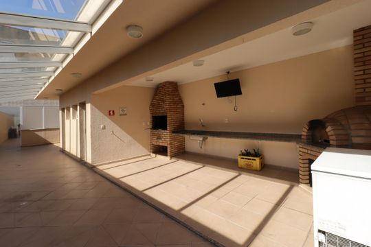 Área Comum - Churrasqueira de apartamento à venda com 2 quartos, 54m² em Utinga, Santo André