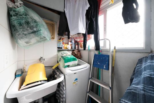 Área de Serviço de apartamento à venda com 2 quartos, 47m² em Parque Paineiras, São Paulo