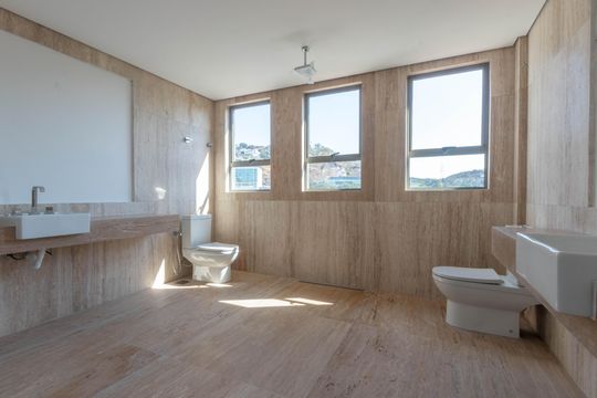 Banheiro da Suíte 4 de apartamento à venda com 4 quartos, 323m² em Santa Lúcia, Belo Horizonte